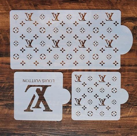 louis vuitton pattern stencil|louis vuitton stencils for sale.